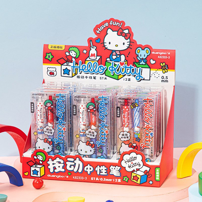 3Pcs Authorized Cartoon Kitty  - Stationery Office บทวิจารณ์และราคา