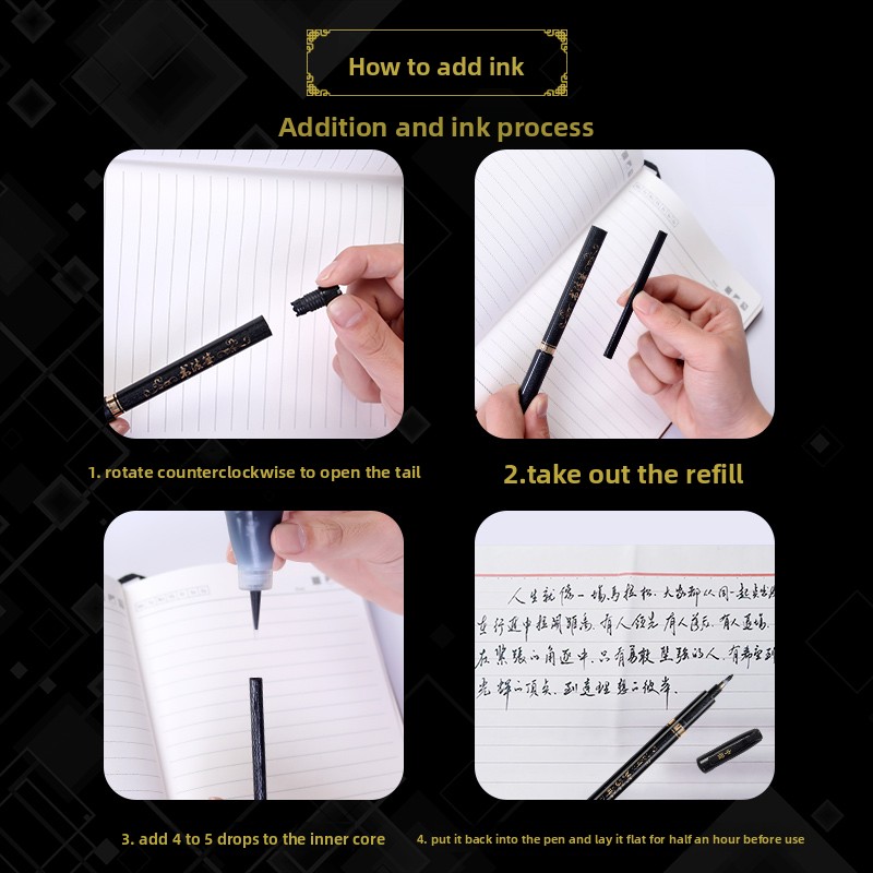 4PCS/SET Calligraphy Art Marke - Stationery Office บทวิจารณ์และราคา