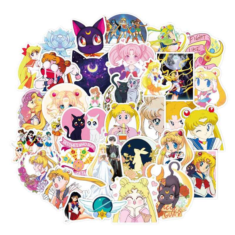 Sailor Moon stickers cartoon c - Memo Pad Sticky บทวิจารณ์และราคา