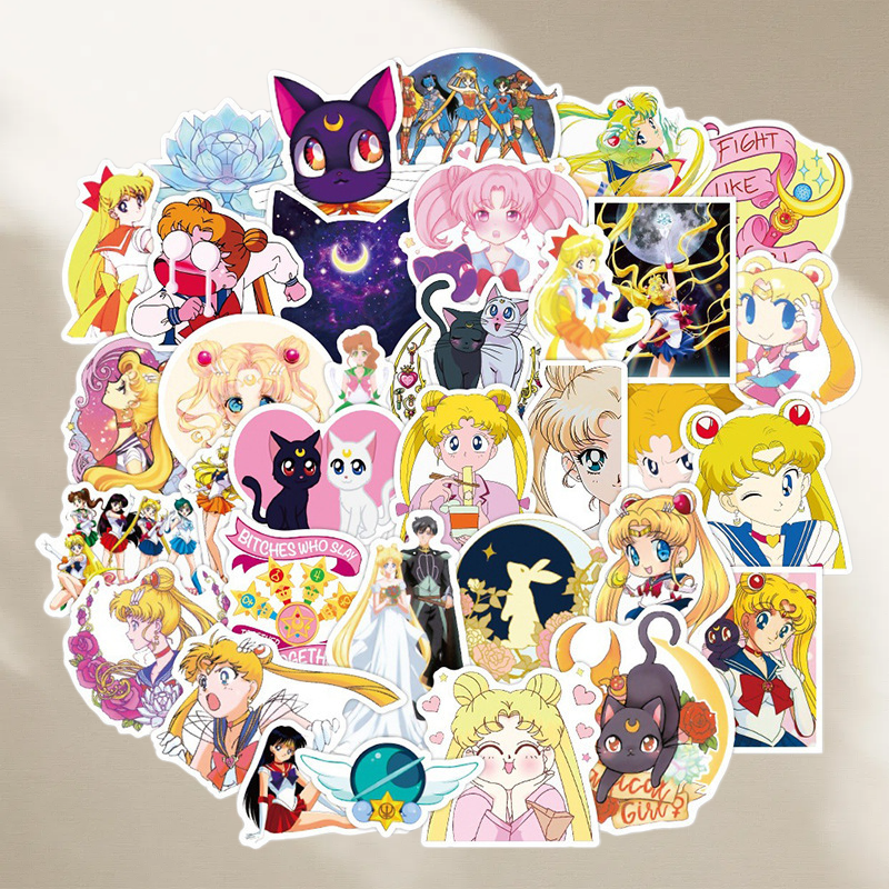 Sailor Moon stickers cartoon c - Memo Pad Sticky บทวิจารณ์และราคา