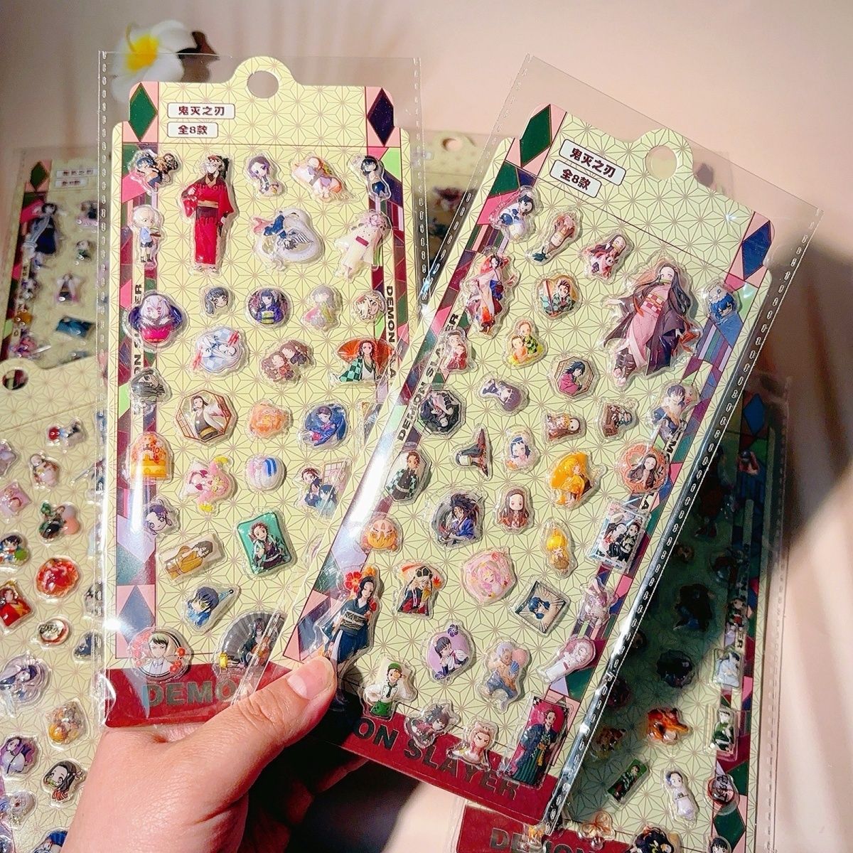 8Pcs Demon Slayer Agatsuma Zen - Memo Pad Sticky บทวิจารณ์และราคา