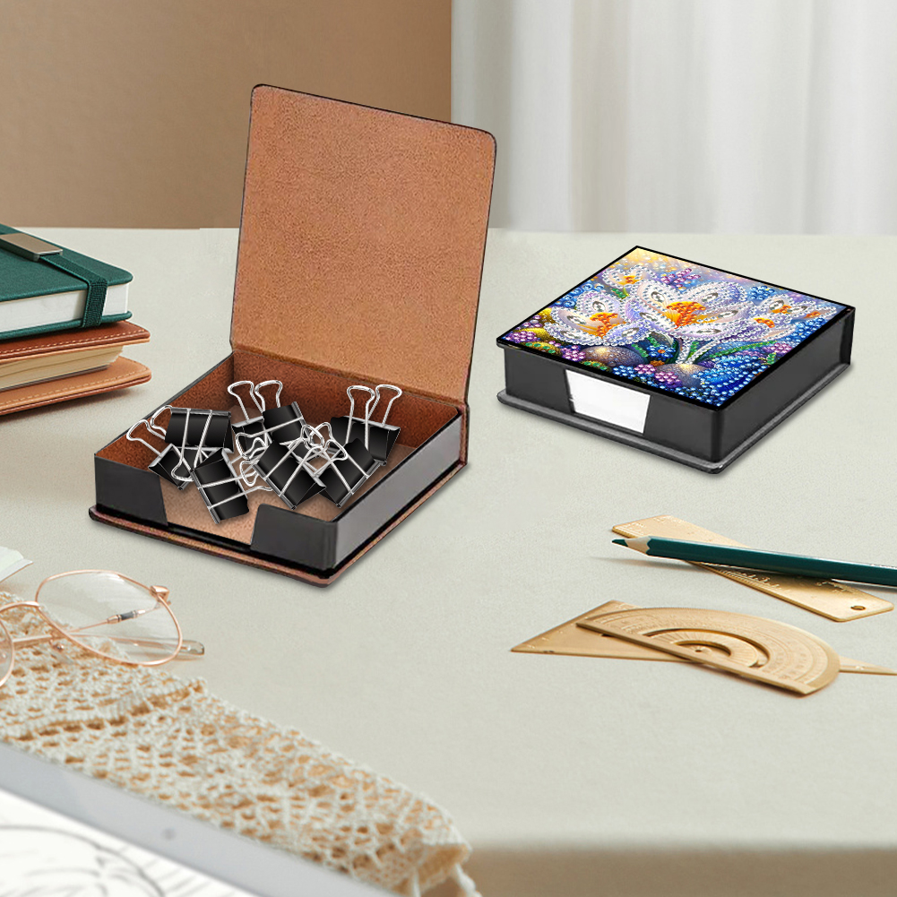 Birds Leather Gem Art Sticky N - Memo Pad Sticky บทวิจารณ์และราคา