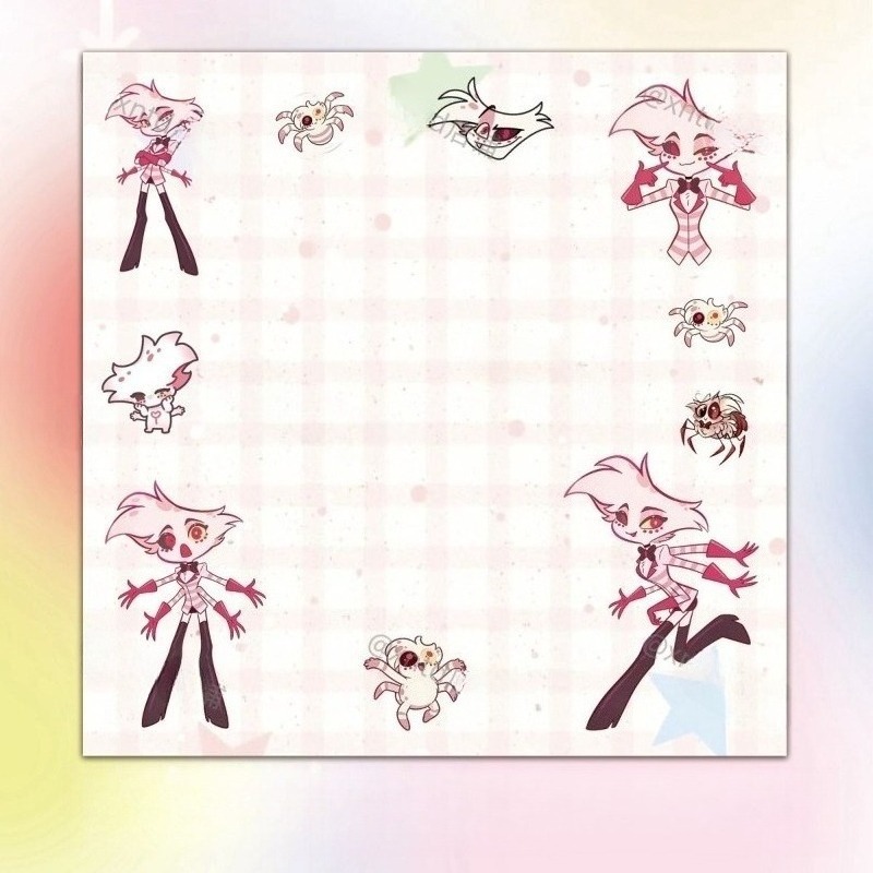 4Pcs Hazbin Hotel Zestial & Al - Stationery Office บทวิจารณ์และราคา