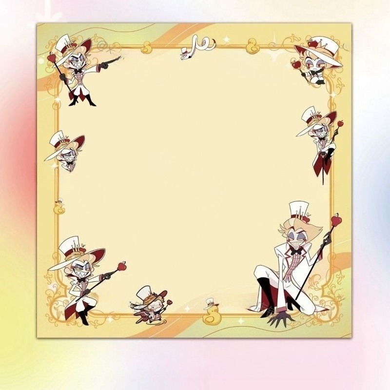 4Pcs Hazbin Hotel Zestial & Al - Stationery Office บทวิจารณ์และราคา