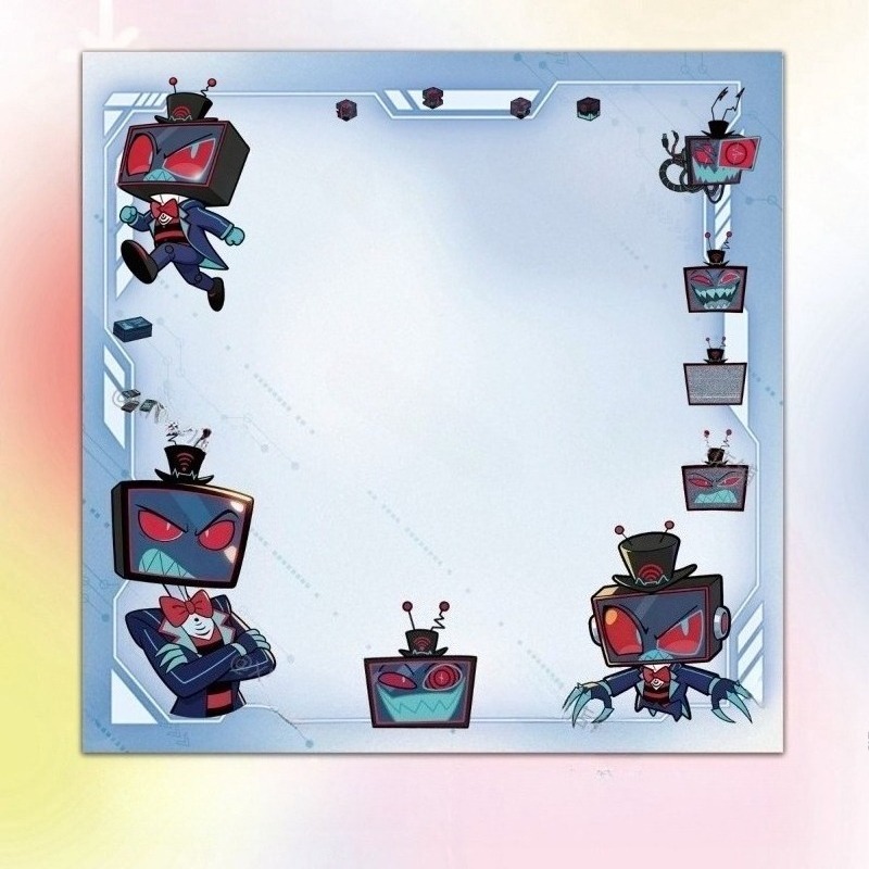 4Pcs Hazbin Hotel Zestial & Al - Stationery Office บทวิจารณ์และราคา