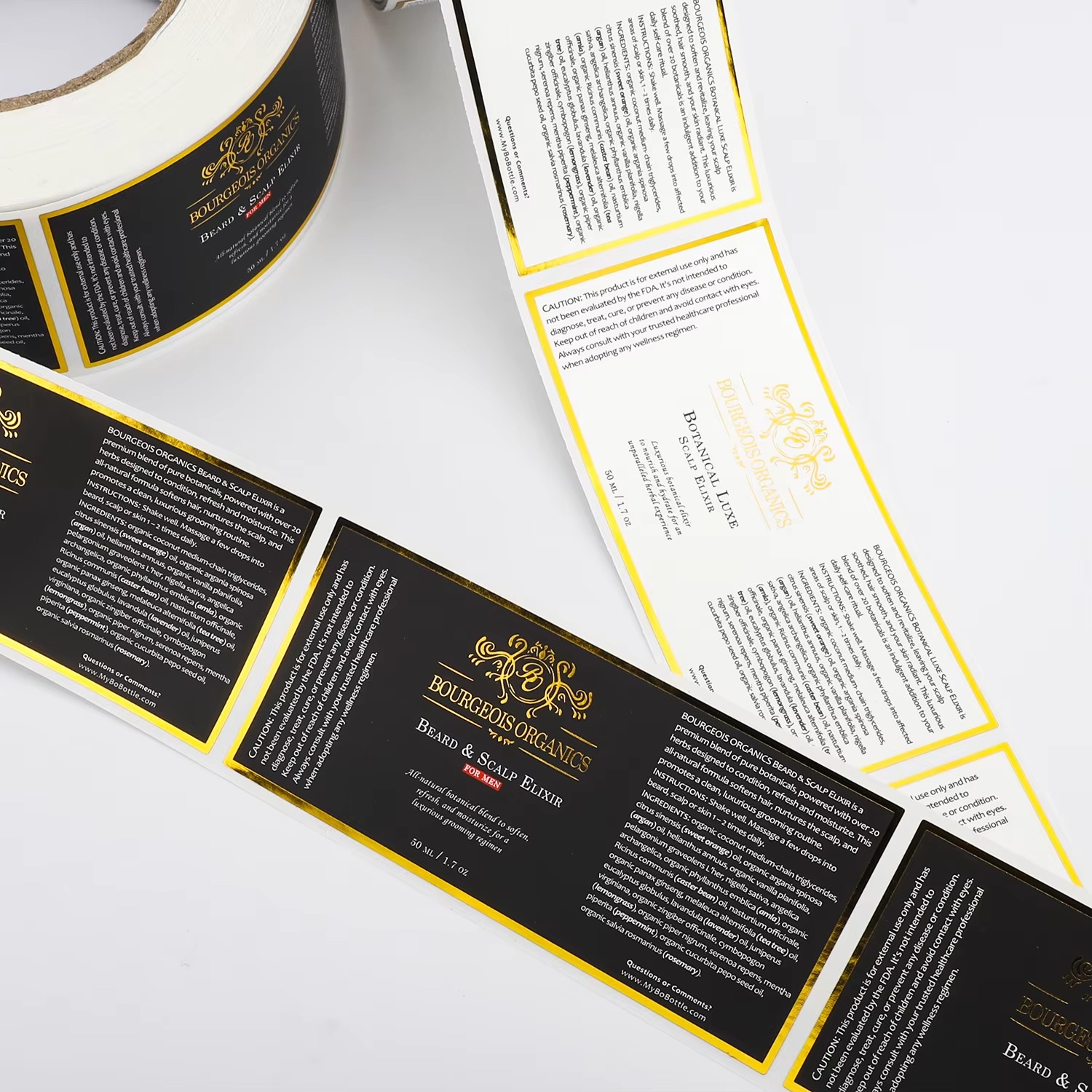 Custom Waterproof | White Viny - Sticker Label Roll บทวิจารณ์และราคา