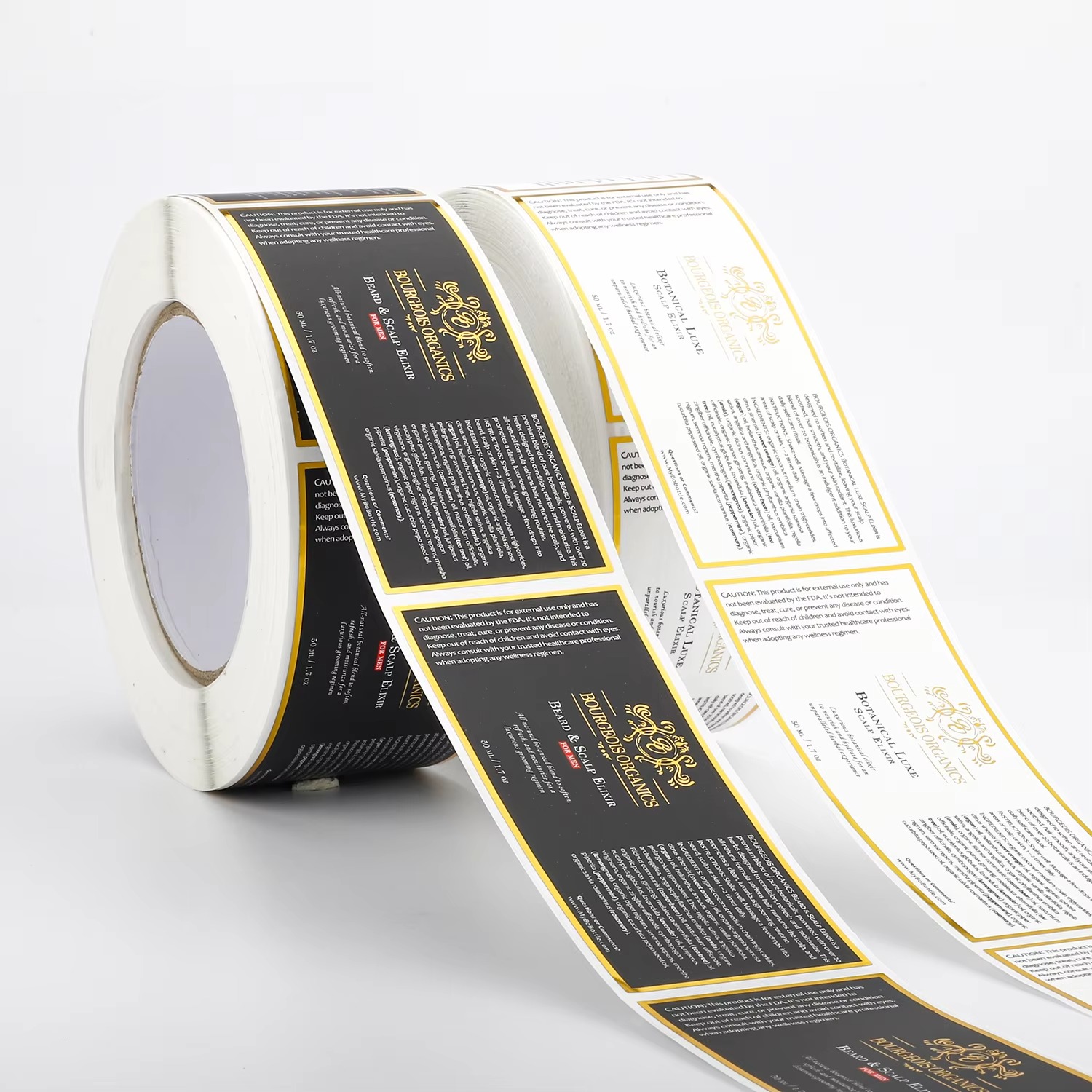 Custom Waterproof | White Viny - Sticker Label Roll บทวิจารณ์และราคา