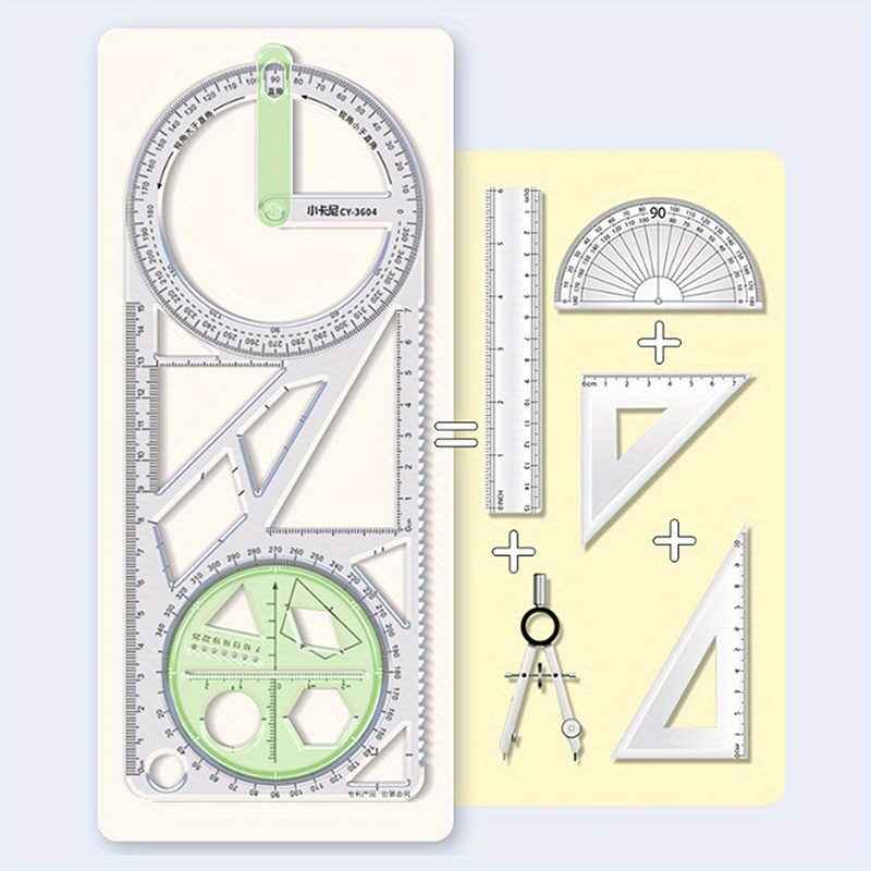 For School Multifunctional Pri - Compass Geometry Set บทวิจารณ์และราคา