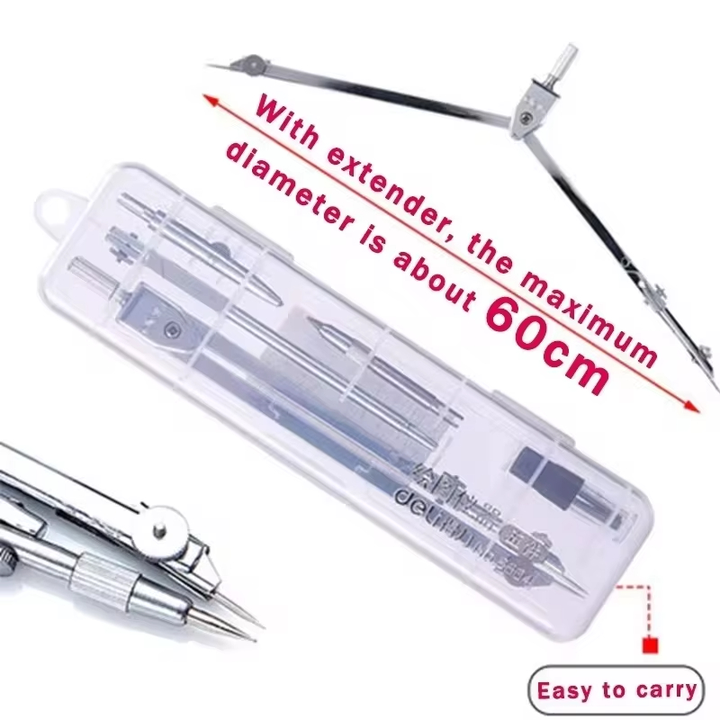 Stainless Steel Multifunctiona - Compass Geometry Set บทวิจารณ์และราคา