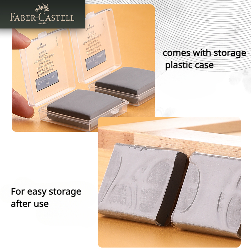1/2/3/4 Pc Faber-Castell  Draw - Rubber Eraser Kneaded บทวิจารณ์และราคา