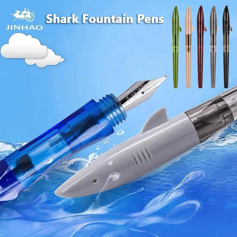 Jinhao Cute Shark Fountain Pen - Office Stationery Supply Business บทวิจารณ์และราคา