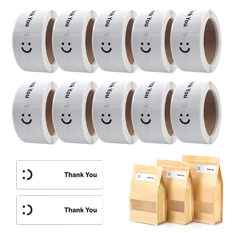 KAYSION 120Pcs/Roll Thank You  - Sticker Label Roll บทวิจารณ์และราคา