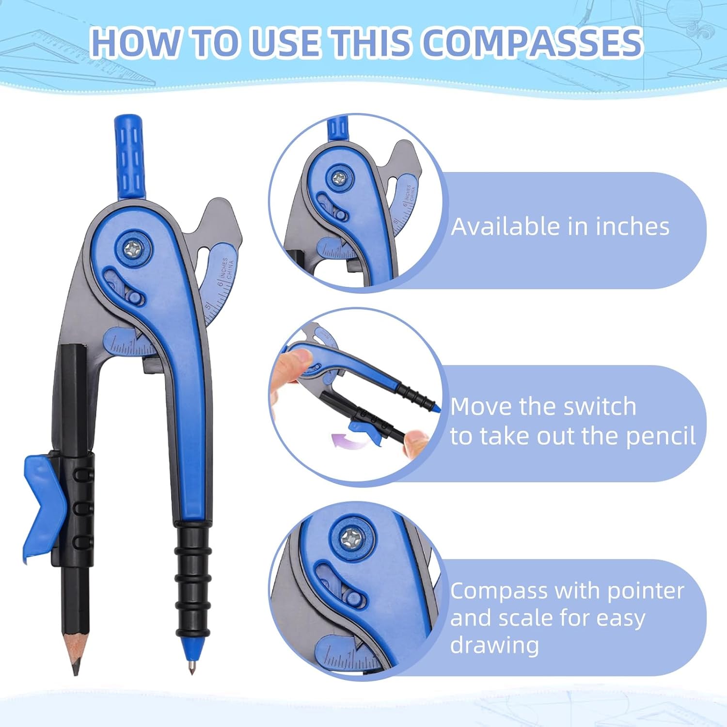 Student Geometry Math Set, Com - Compass Geometry Set บทวิจารณ์และราคา