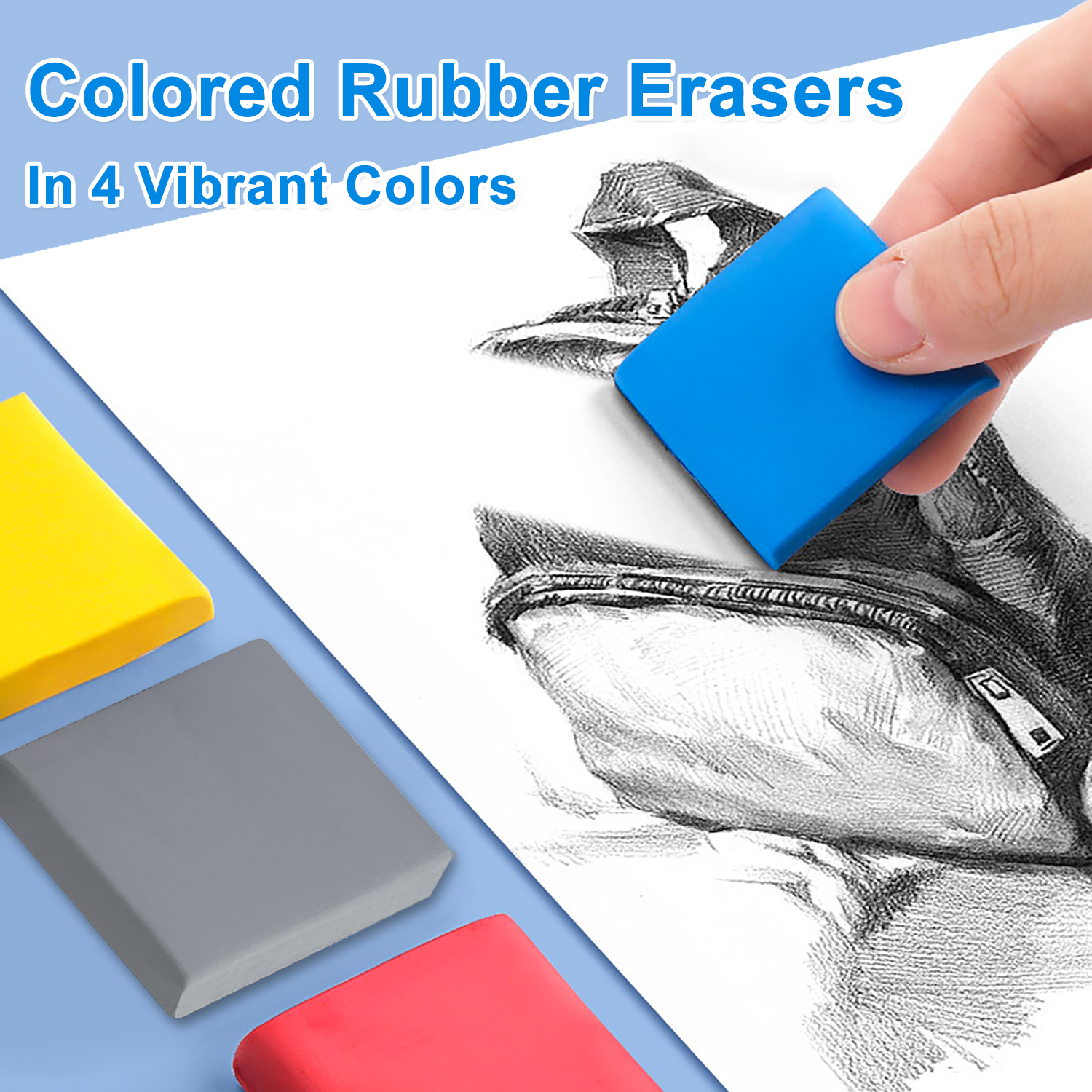 Kneaded Rubber Erasers, Colore - Rubber Eraser Kneaded บทวิจารณ์และราคา