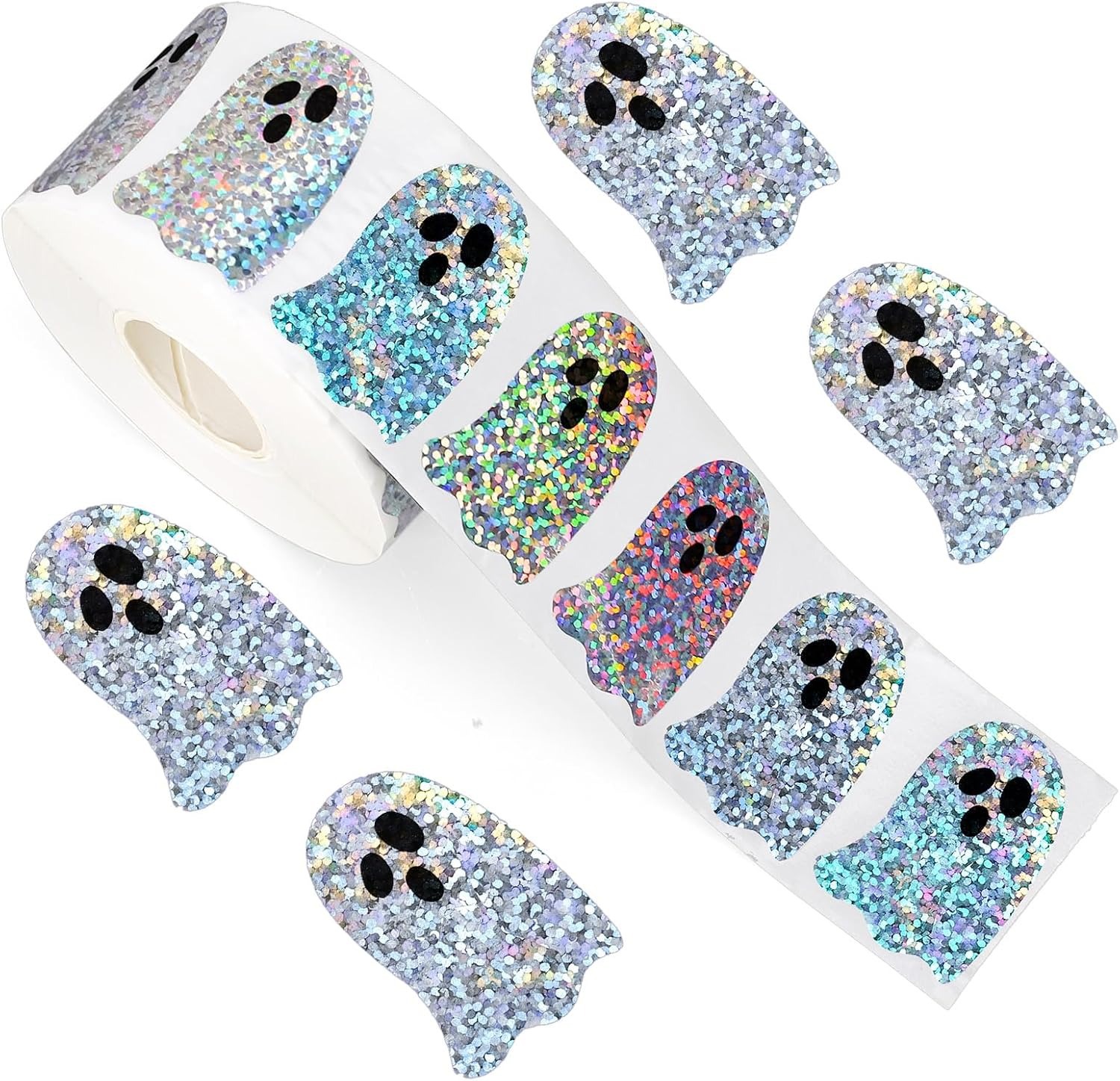 Ghost-Shaped DIY Waterproof St - Sticker Label Roll บทวิจารณ์และราคา
