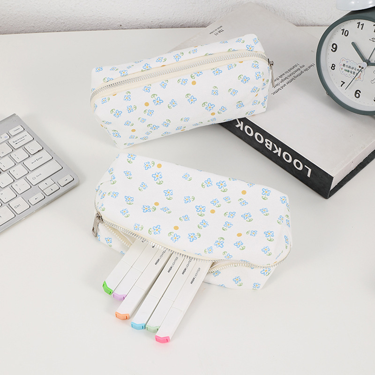 Simple floral printed pencil c - Stationery Office Supply Store บทวิจารณ์และราคา