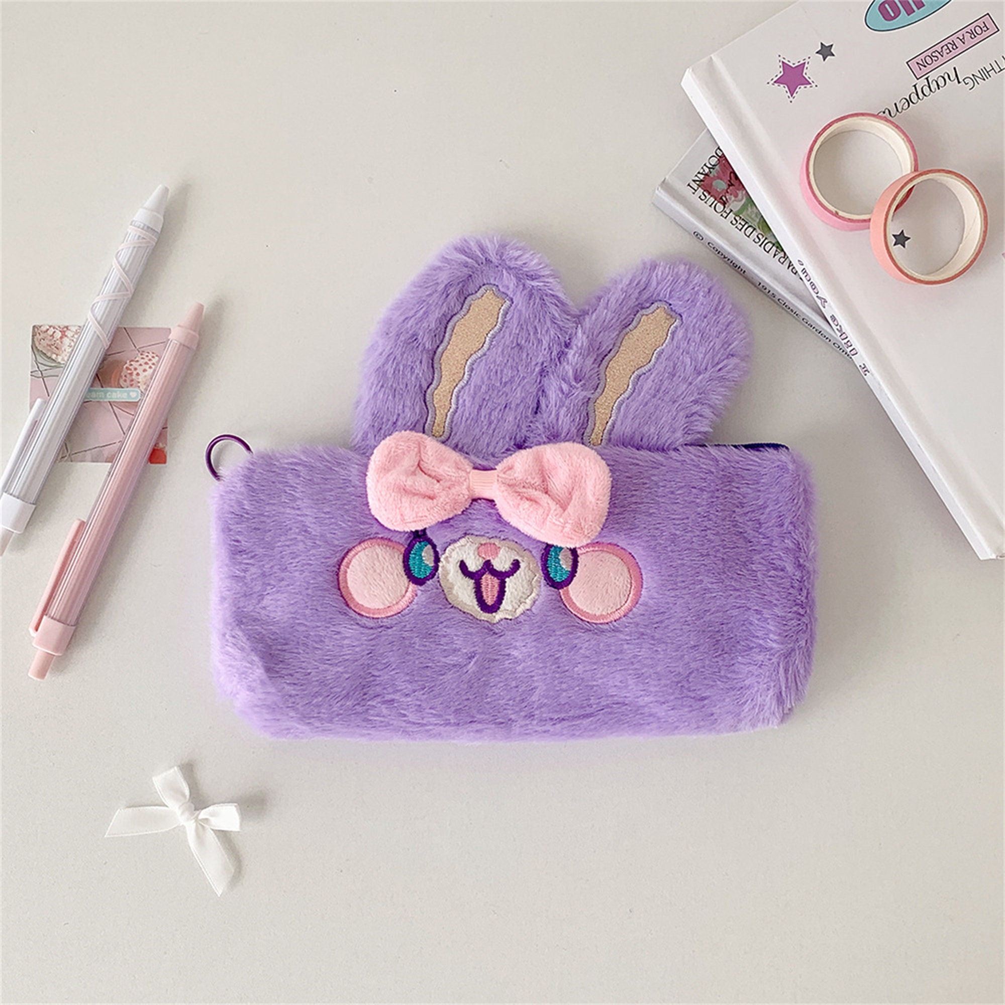 Adorable Fluffy Cat Pencil Cas - Supply Of Office Stationery บทวิจารณ์และราคา