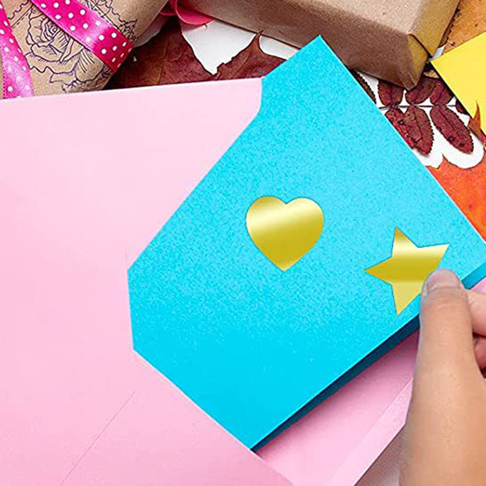 2 Rolls Heart-Shaped Round Sea - Sticker Label Roll บทวิจารณ์และราคา
