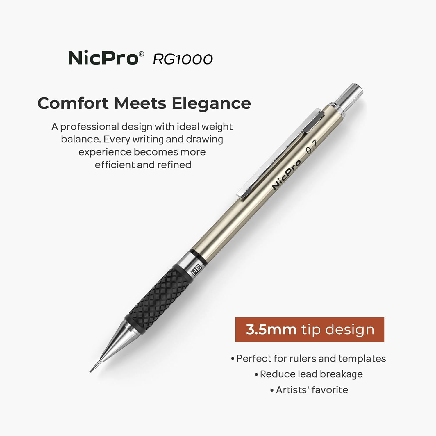 0.7mm Metal Mechanical Pencil  - Mechanical Pencil Lead บทวิจารณ์และราคา
