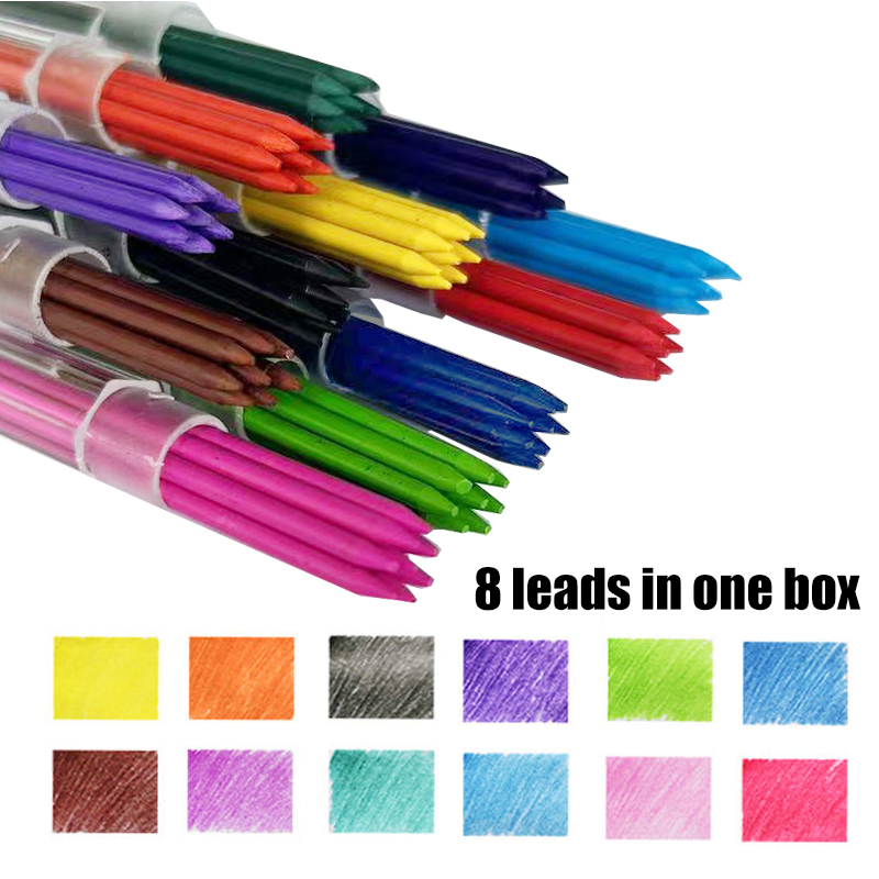 12 Colors 2.0mm HB Replaceable - Mechanical Pencil Lead บทวิจารณ์และราคา