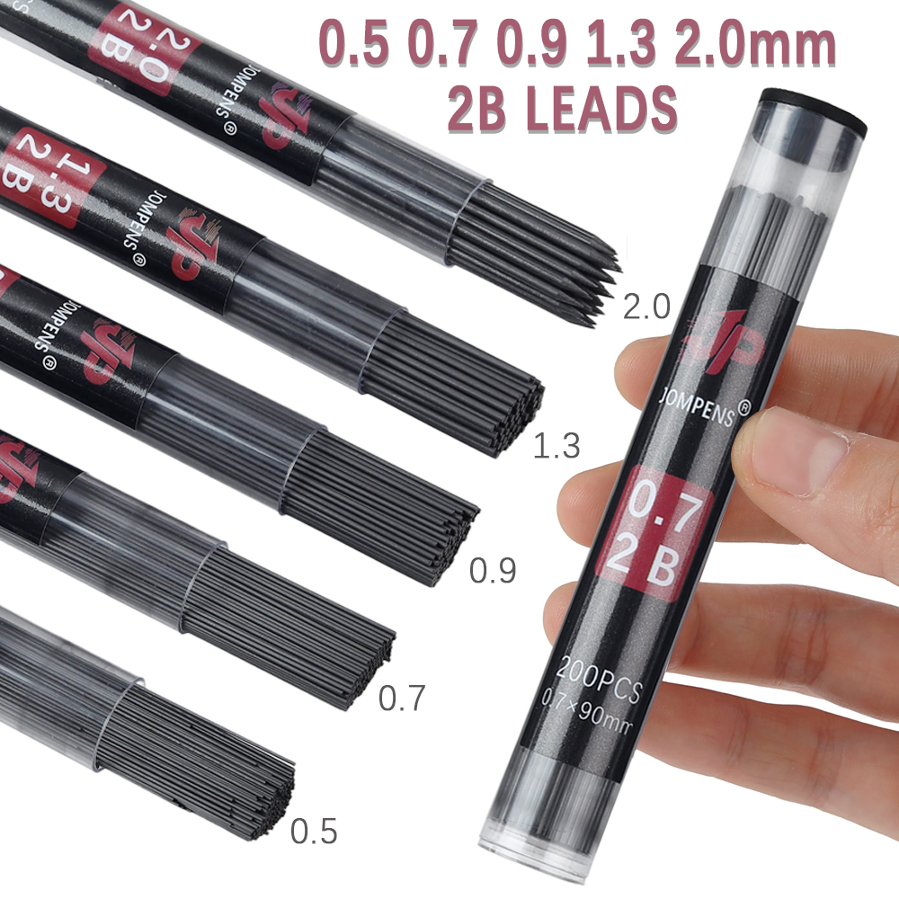 1box Large Capacity Round Tube - Mechanical Pencil Lead บทวิจารณ์และราคา