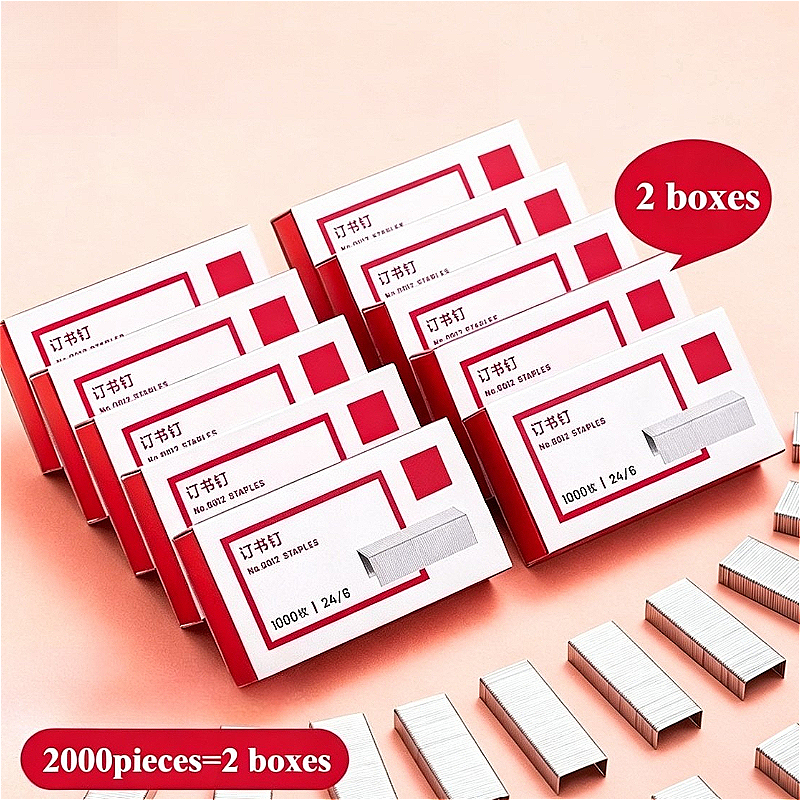 2-Box Bulk Staples 2000 Pieces - Total Stationery & Office Supply บทวิจารณ์และราคา